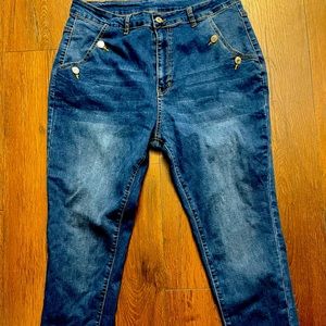 High waist pinup jeans